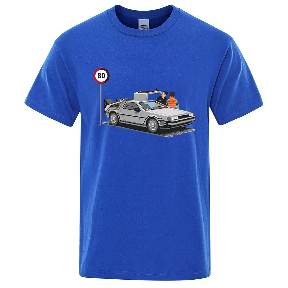 Color: black, Size: XXXL - I Was Caught Speeding Funny Printed T-Shirts Men Fashion Casual Short Sleeves Loose Oversized T Shirt Breathable Cotton Tees