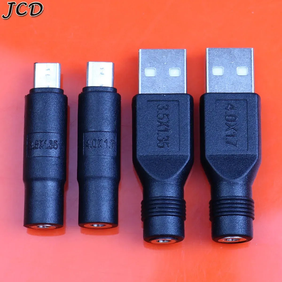Color: Lavender - JCD 1pcs 3.5x1.35 4.0x1.7mm DC Power Female to Micro USB 2.0 Male Plug Connector Adapter for Smartphone Tablet Charger Converter