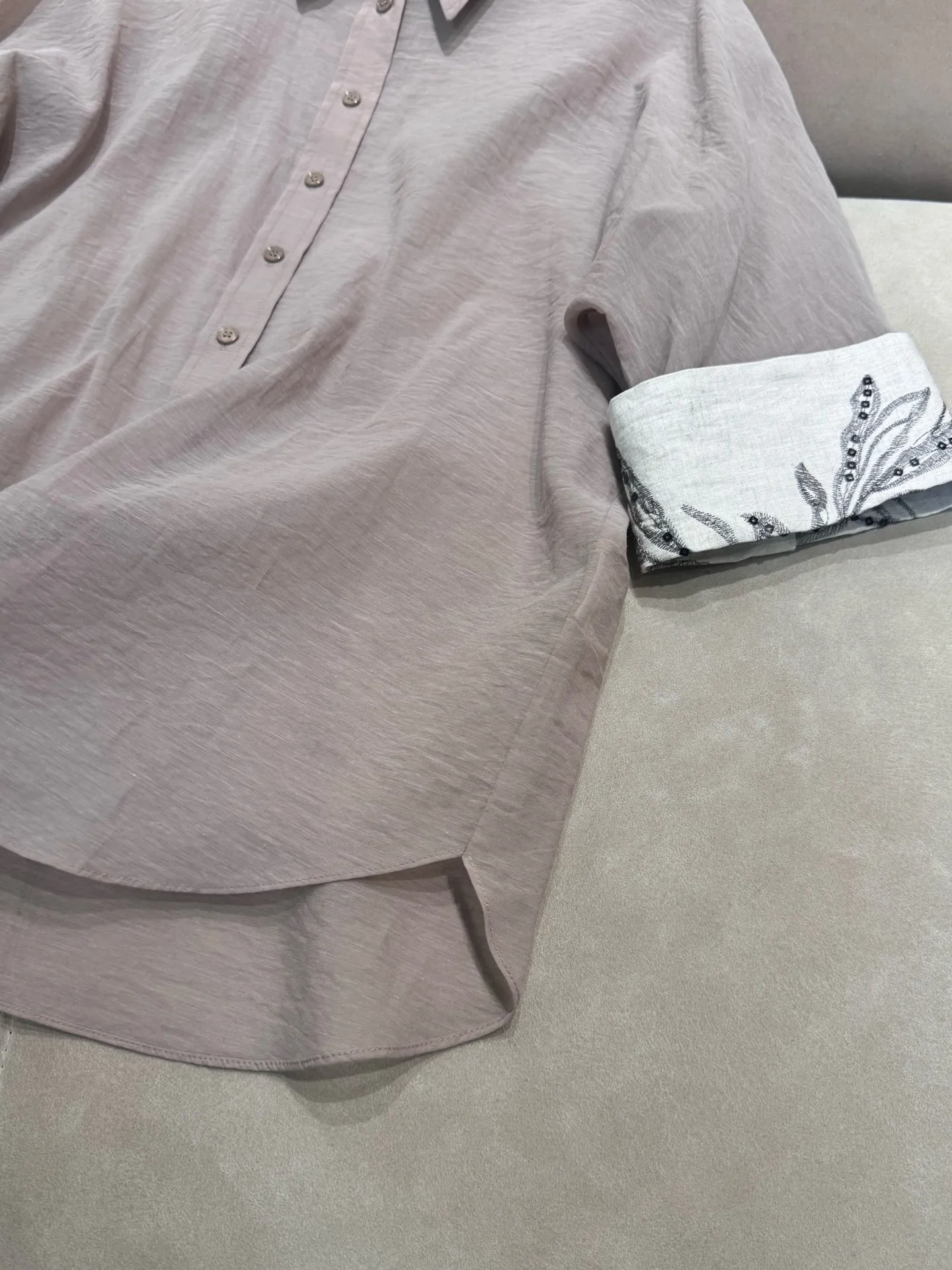 Spring Summer 2025 Women's Cotton Short-sleeved Shirt Casual Light Blouse Top