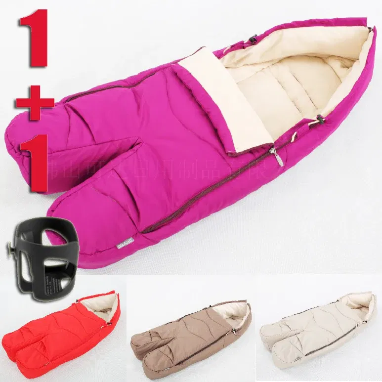 Color: Burgundy, Ships From: CHINA - Baby Stroller Accessories Stokke Pram Plory Cup Holder Bottle Organizer Rain Cover Glove Mitten