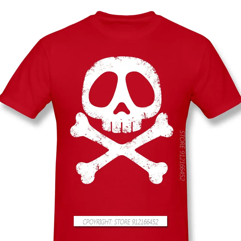 Color: Red, Size: XL - Cool Black TShirt Space Pirate Captain Harlock Arcadia Kei Yuki Anime Homme T-Shirts Tee Pure Cotton Oversize Short Sleeve