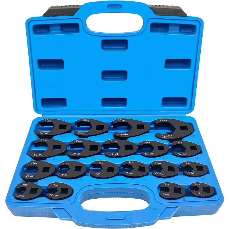 Steel Adjustable Wrench Set – Open-End Claw Nut Wrench for Versatile Use