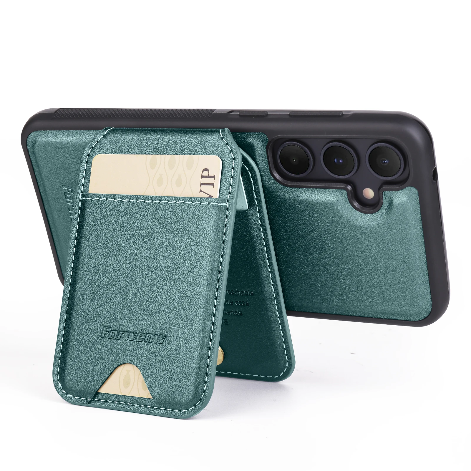 Color: Beige, Compatibility by Model: Galaxy S23+ - Leather Case For Samsung Galaxy A16 A36 A56 A55 A35 A15 A25 S25 S24 Ultra S23 S22 Plus + 2 in 1 Detachable Vertical Wallet Cover