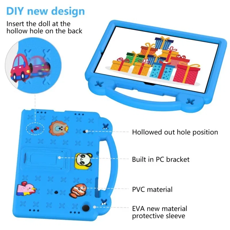 Color: Red, Size: eleven - Case For Samsung Galaxy Tab A9 Plus 11 Inch 2023 SM-X210 SM-X215 Shock Proof Full Body Kids Children Safe Non-toxic Tablet Cover