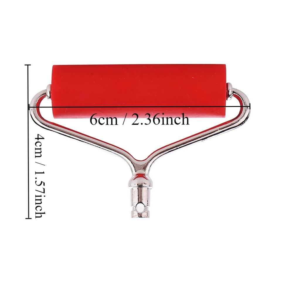 Color: Red - Diamond Art Painting Pen Metal Steel Rubber Roller Pens Head Multi Placer Tips Point Drill Rolling Tool Cross Stitch Accessories