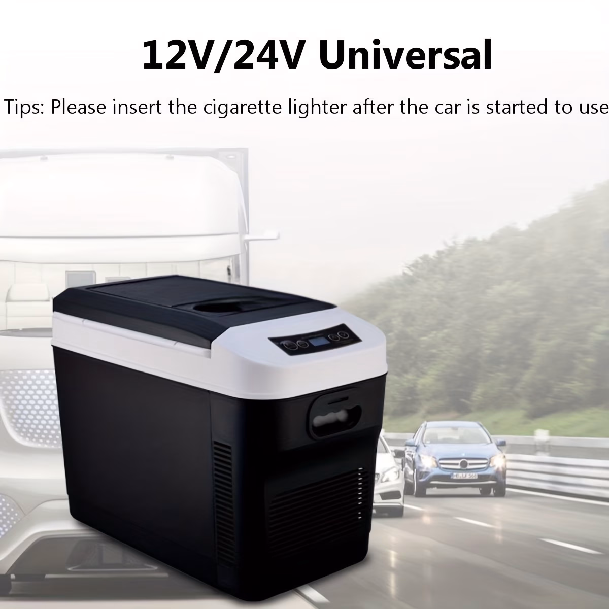 Mini Fridge Cooler & Warmer – Portable Refrigerator Freezer for Camping and Car Use
