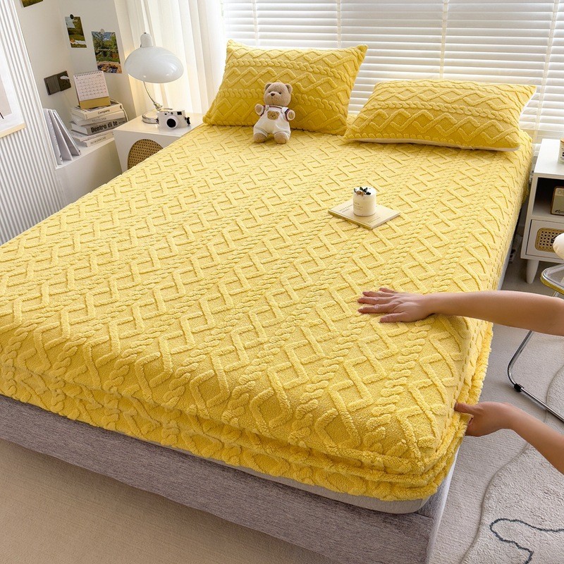 Solid Color Taffeta Mattress Cover