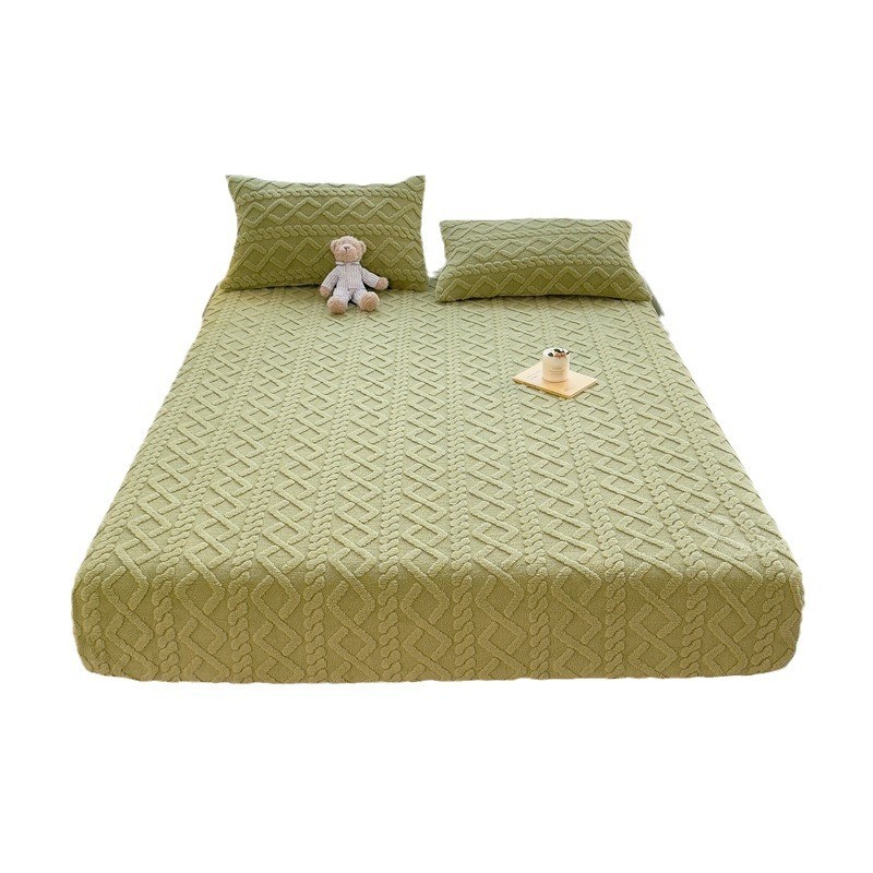 Solid Color Taffeta Mattress Cover