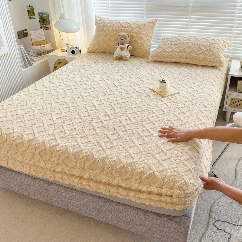 Solid Color Taffeta Mattress Cover