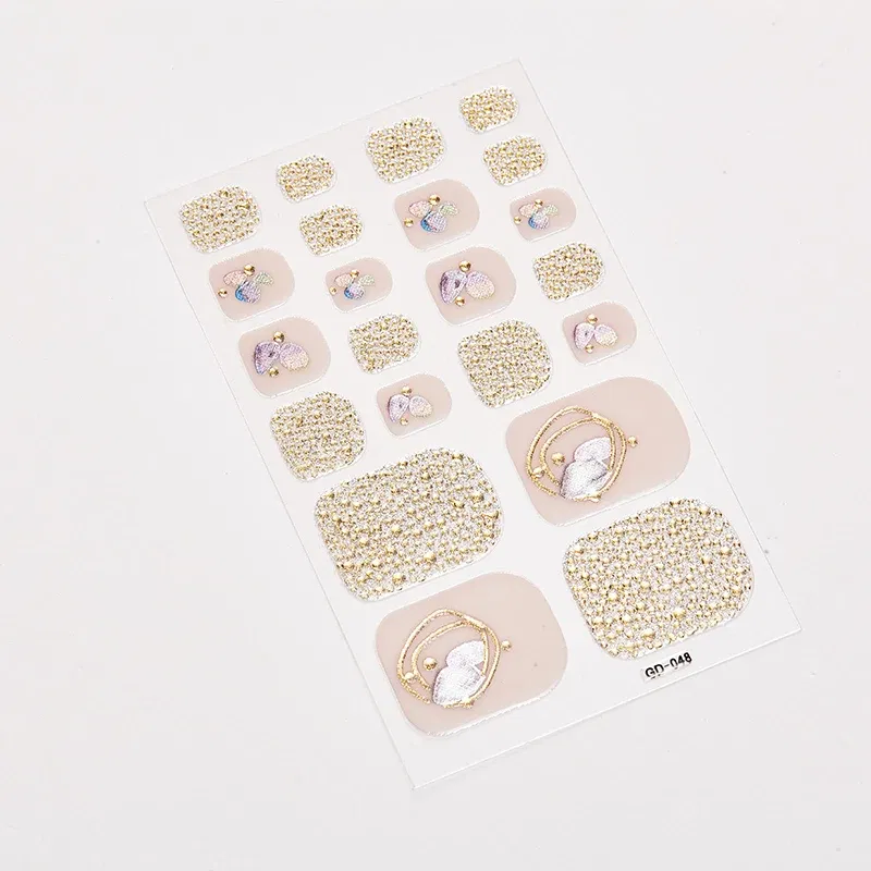 Color: Colorful Star - 22 Tips/Sheet Nail Sticker Album Nail Designs Manicure Nail Accesoires Nail Art Stickers Nail Wraps DIY  Women Salon Loveliness