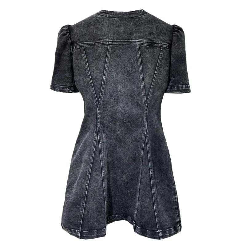 Black Denim Dress