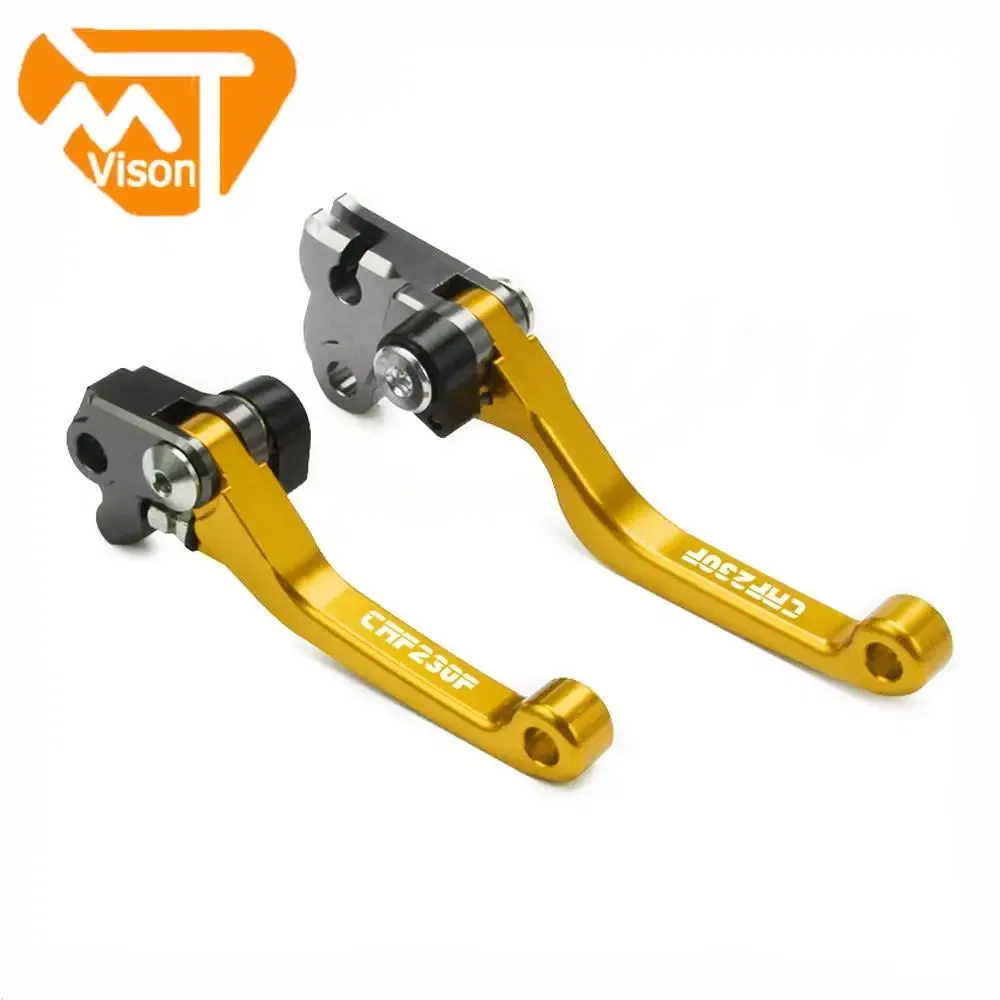 Color: Blue - Motorcycle CNC Brake Clutch Lever Handle For HONDA CRF150F CRF230F 2003-2019 CRF250F 2019-2022 CRF 150F 230F 250F