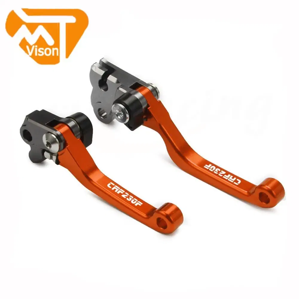 Color: Blue - Motorcycle CNC Brake Clutch Lever Handle For HONDA CRF150F CRF230F 2003-2019 CRF250F 2019-2022 CRF 150F 230F 250F