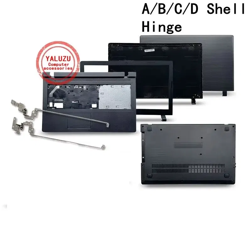 Color: Red - Laptop Shell For Lenovo Ideapad 100-15 100-15IBY B50-10 LCD Top Case/Bezel Cover/Palmrest Upper Case/Bottom Base Cover/Lcd Hinge