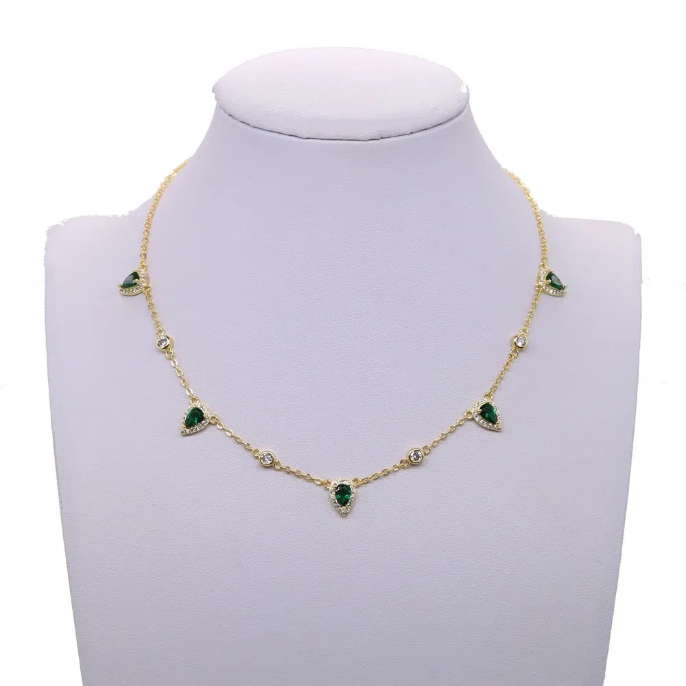 Metal Color: ROSE GOLD COLOR - Bohemia NEWest gold color Pink stone statement chain necklace choker fashion jewelry for women elegance gift stylish jewelry