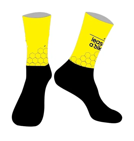 Color: Gold, Size: M - LASER CUT ONE PAIR 2024 JUMBO TEAM Cycling Socks Antislip Bike Racing MITI Breathable FOR Men and Women