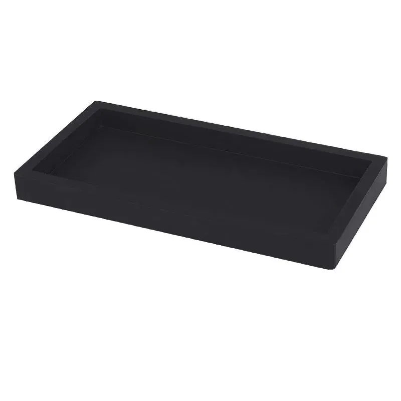 Color: light yellow, Size: XL - Bathroom Counter Tray, Thickened Silicone Bathroom Vanity Tray, Shatterproof Durable Rectangle Bathroom Tray Soap Dispenser Tray