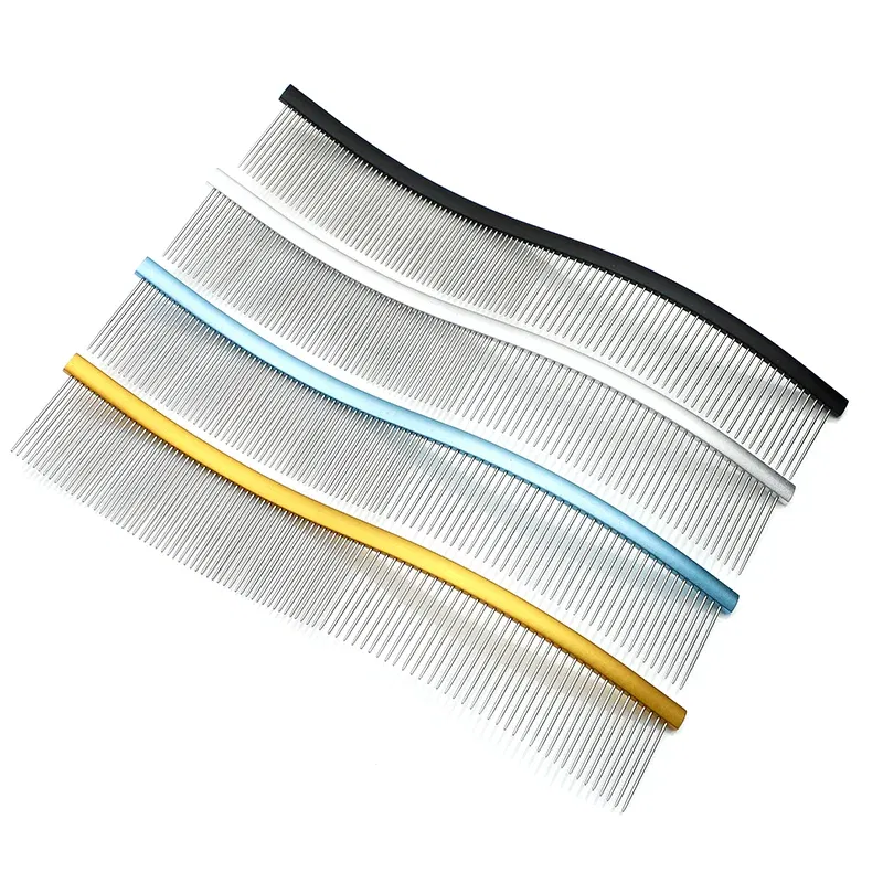 Color: Gold - S-26 Feather light Swirl Comb Dog cobra-shaped comb ?”브라 모?–‘ ?— Peinado para mascotas ? ?°с?‡?µск?° в ?„орм?µ ко?±р?‹ Buy 10 get 1 free