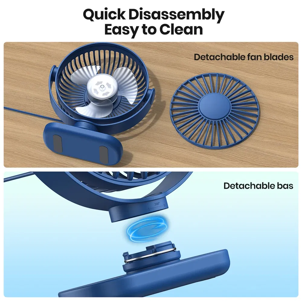 Color: Red, Ships From: CHINA - TOPK USB Small Desk Mini Portable Fan 3 Speeds Quiet Desktop Fan 360?° Rotatable Adjustment Table Fan for Home Office Bedroom