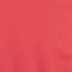 Coral Luncheon Napkins - Pack of 50