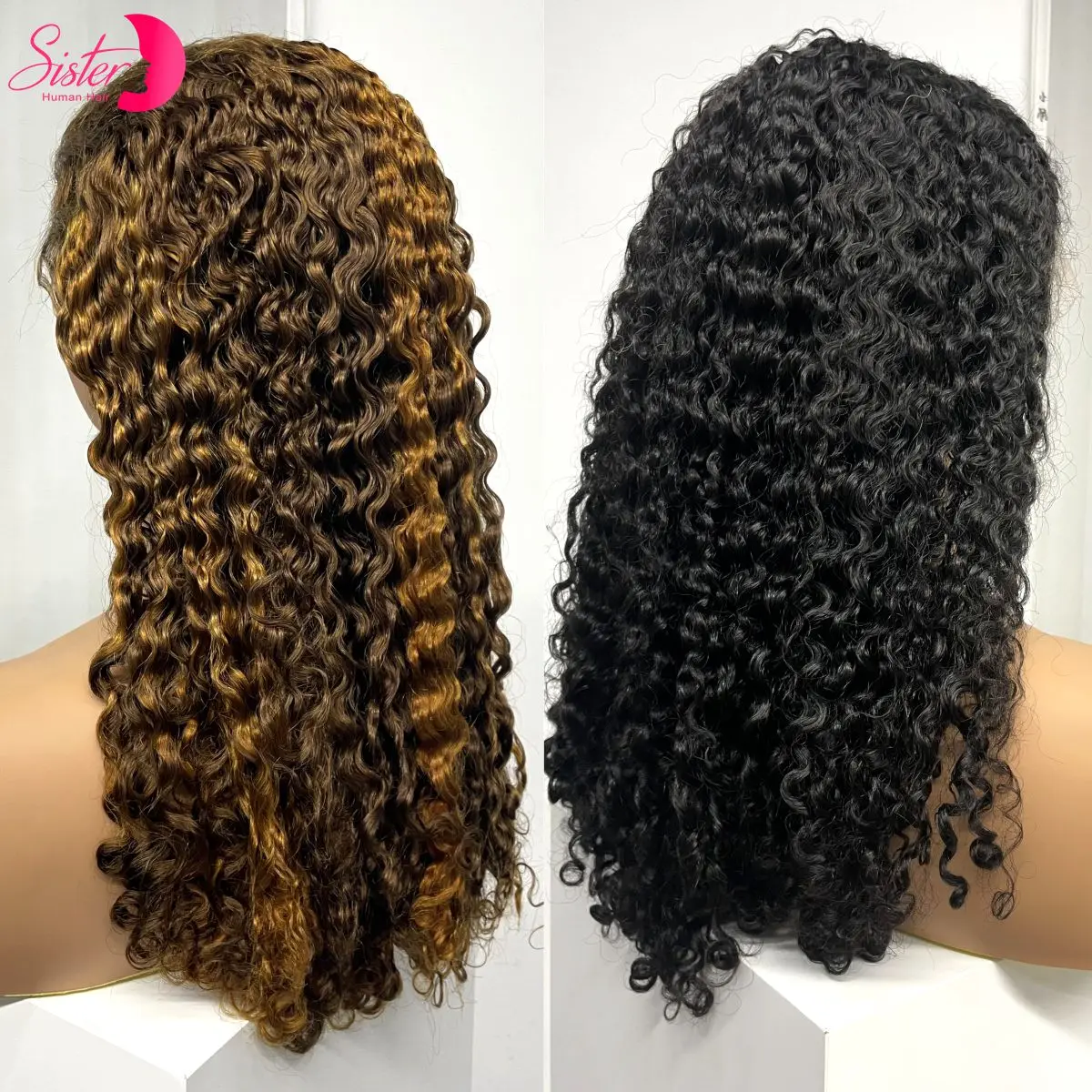 Color: T1B/613, Ships From: CHINA, Stretched Length: 14inches, Density: 300%, Lace Size: 13x4 - 300% Density 12A Double Drawn 13x4 Lace Front Bouncy Curly Human Hair Wigs Natural Burmese Curly Remy Hair Wigs for Black Women