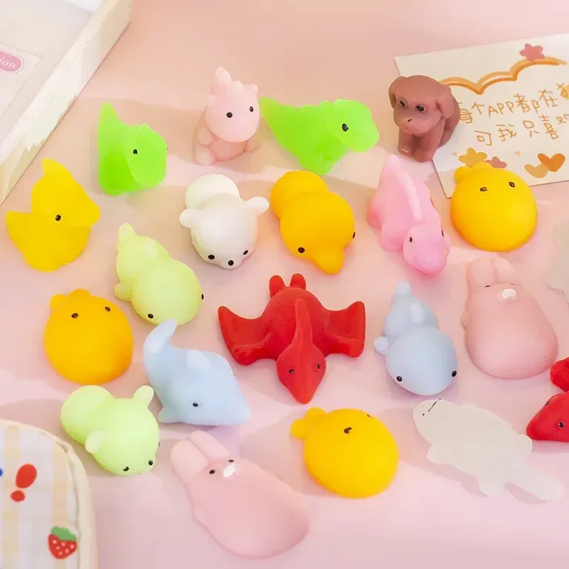 Kawaii Mochi Squishies Animal Squishy Toys Antistress Ball Squeeze for Kids Birthday Party Favors Pinata Fillers Goodie Bag