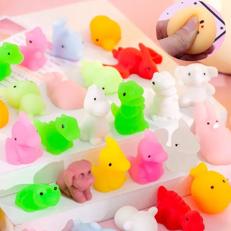 Kawaii Mochi Squishies Animal Squishy Toys Antistress Ball Squeeze for Kids Birthday Party Favors Pinata Fillers Goodie Bag