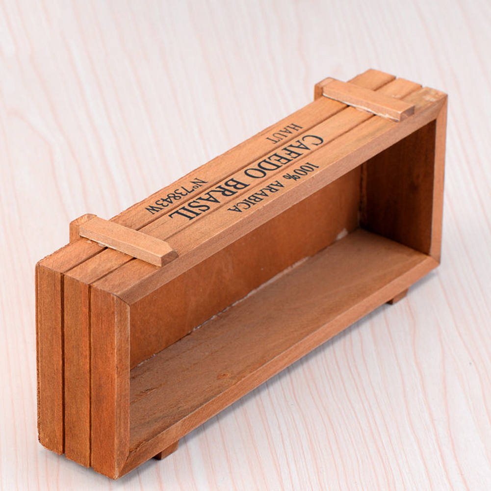 Color: Army Green, Ships From: United States - HOT SALES！！！New Arrival Wood Planter Box Garden Yard Rectangle Flower Succulent Container Plant Pot Wholesale Dropshipping