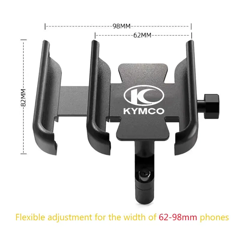 Color: Clear, Ships From: CHINA - For KYMCO AK550 ST Xciting S400 i TCS DT X 360 125 350 CV3 Dink X125 X Town CT 125 Downtown 125 ABS Mobile Phone Stand Holder