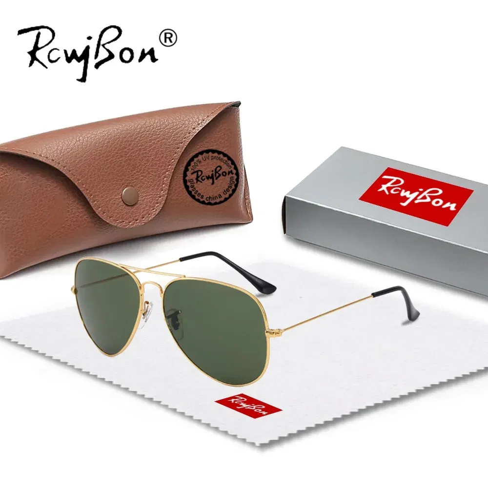 Lenses Color: Light purple, Frame Color: Red - Classic Retro Pilot Polarized Sunglasses Men Luxury Metal Black Aviation Sun Glasses Male Fashion Driving Vacation Shades UV400