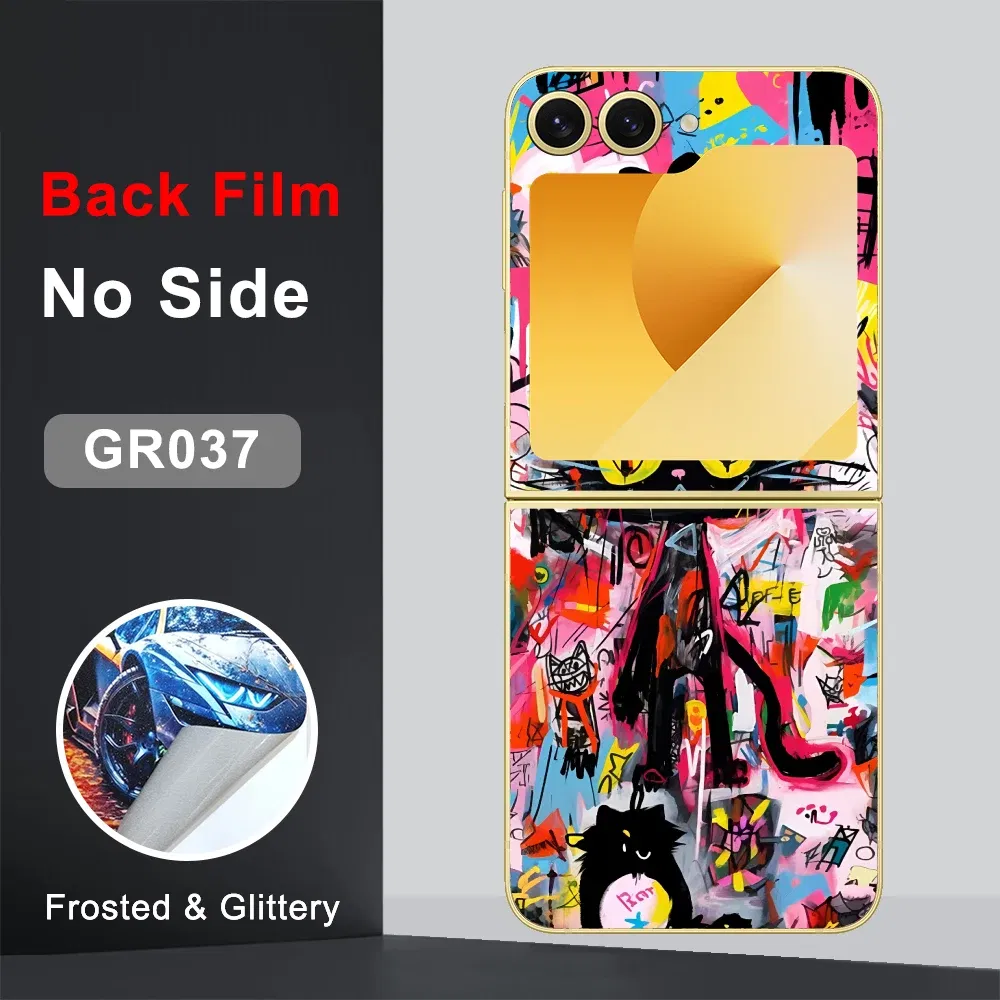 Color: Blue, Bundle: Bundle 20 - CASEKiTTY Skin For Galaxy Z Flip 5 Back Film Samsung Z Flip 6 Sticker Flip 4 3 Protective Decal Wrap Back Cover Screen Protector