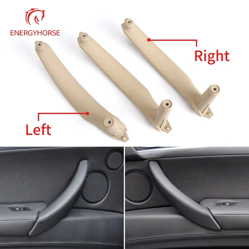 Color: WHITE, Ships From: CHINA - Interior Left Right Passenger Door Pull Handle Inside Cover Panel Trim Replacement For BMW X5 X6 E70 E71 E72 51416969401 402