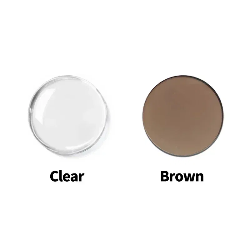 Lenses Color: Red, Lens Index: 1.61 - Aspheric Prescription Progressive Photochromic Lenses multifunctional Indoor Outdoor Chameleon Gray Brown Astigmatism