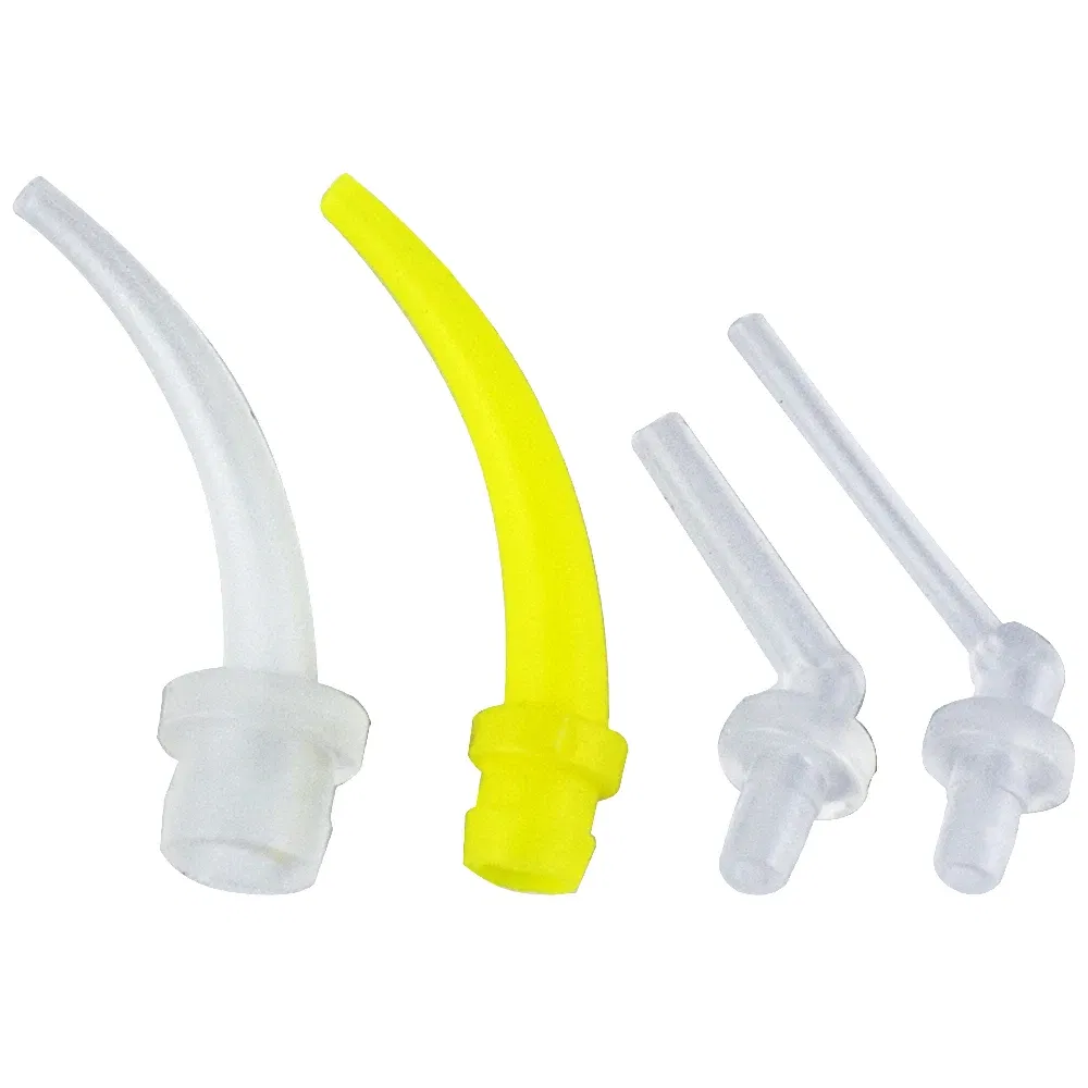 Color: Pink, Ships From: CN - 50 pieces/batch of dental mixed head printing materials, laboratory denture color tubes, disposable silicone rubber injection