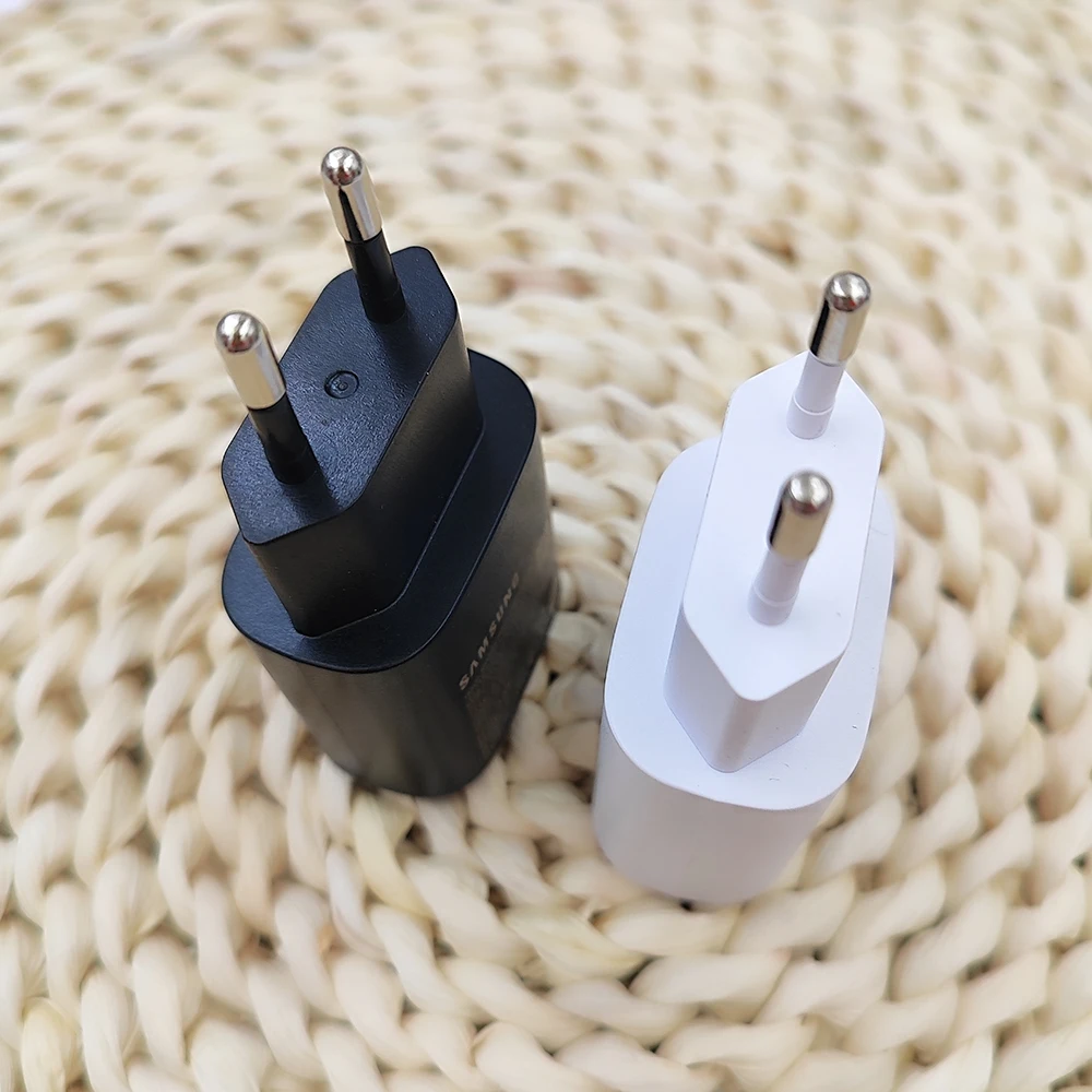 Plug Type: EU - Samsung W25 Flip 5G 25W Super Fast Charger PD Usb Type C Adapter Cargador For SAMSUNG Galaxy S25 S24 Ultra Plus S23 FE A05S M54