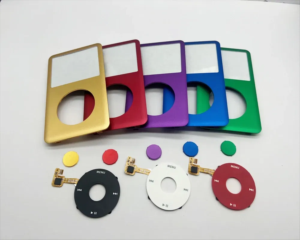 Color: Lavender - Colorful Front Faceplate Housing Case Cover Click Wheel Center Button Various Combinations for iPod 6th Classic 80GB 120GB 160GB