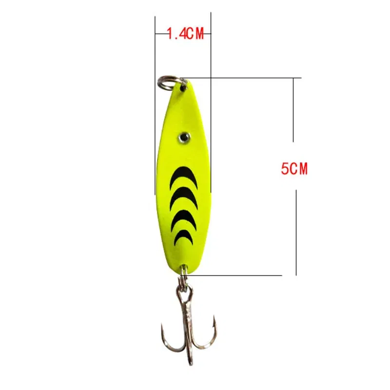Color: WHITE - 1PCS Fishing Lures 7g Spoon spinner bait Wobblers Jig Lures pesca isca artificial VIB Sequins Hard Baits for Carp Fishing Tackle