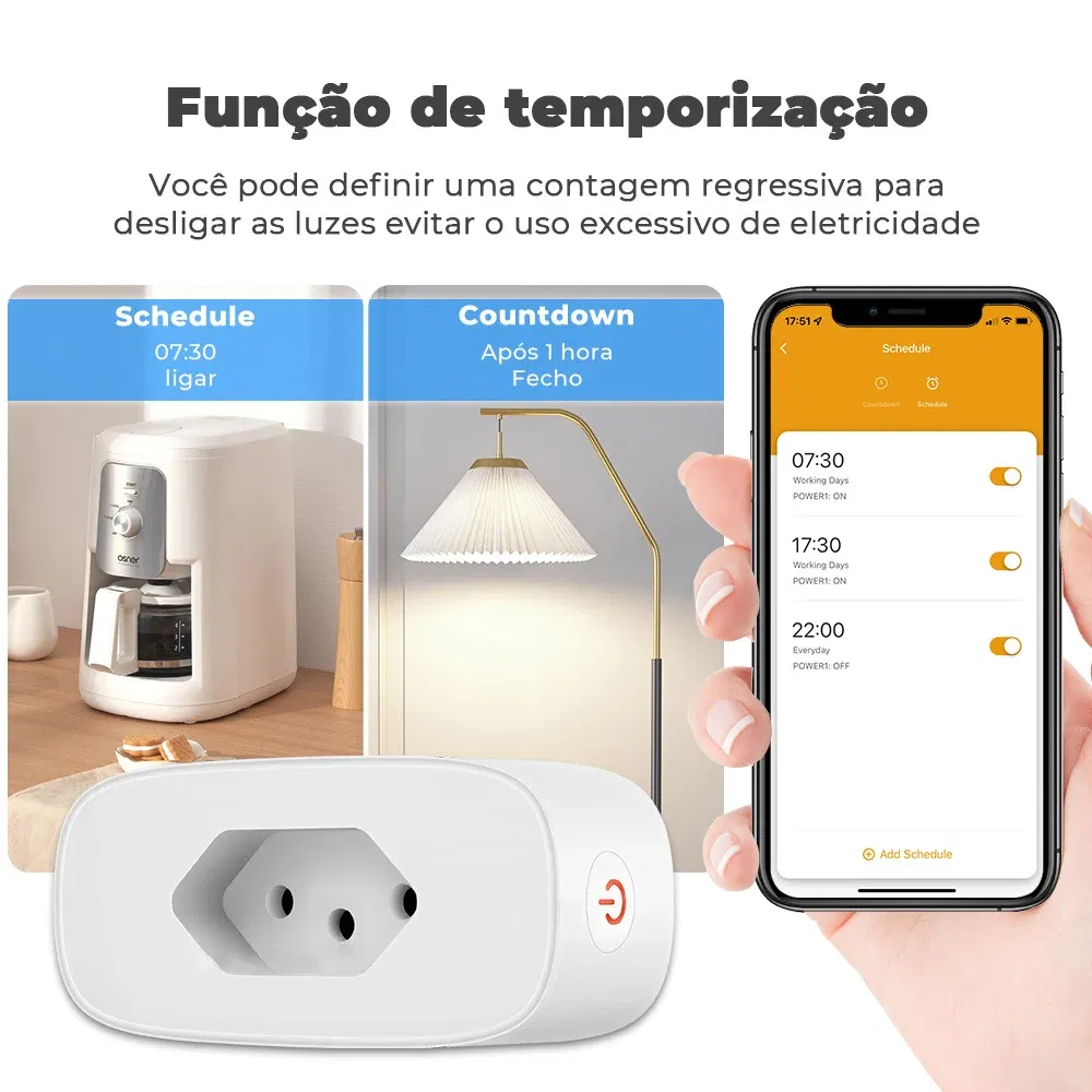 Color: Sky blue, Standard: UK Plug, Ships From: CHINA - Tuya Smart Plug WiFi/Zigbee 16A Brasil Version APP Power Monitor Socket Timing On/Off Voice Control Works With Alexa Google Home