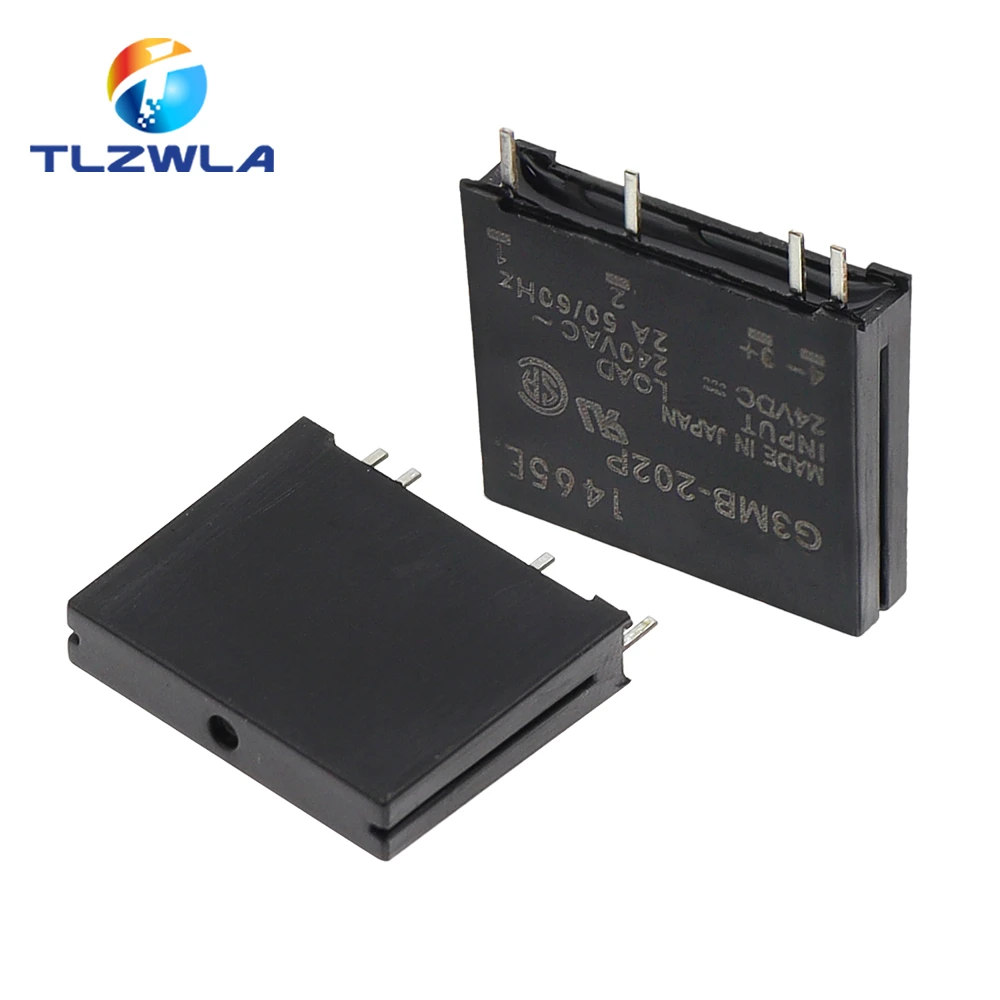 Size: M - 1Pcs 5V 12V 24V DC-AC Solid State Relay Module G3MB-202P G3MB 202P PCB SIP SSR AC 240V 2A Snubber Circuit Resistor Relay Switch