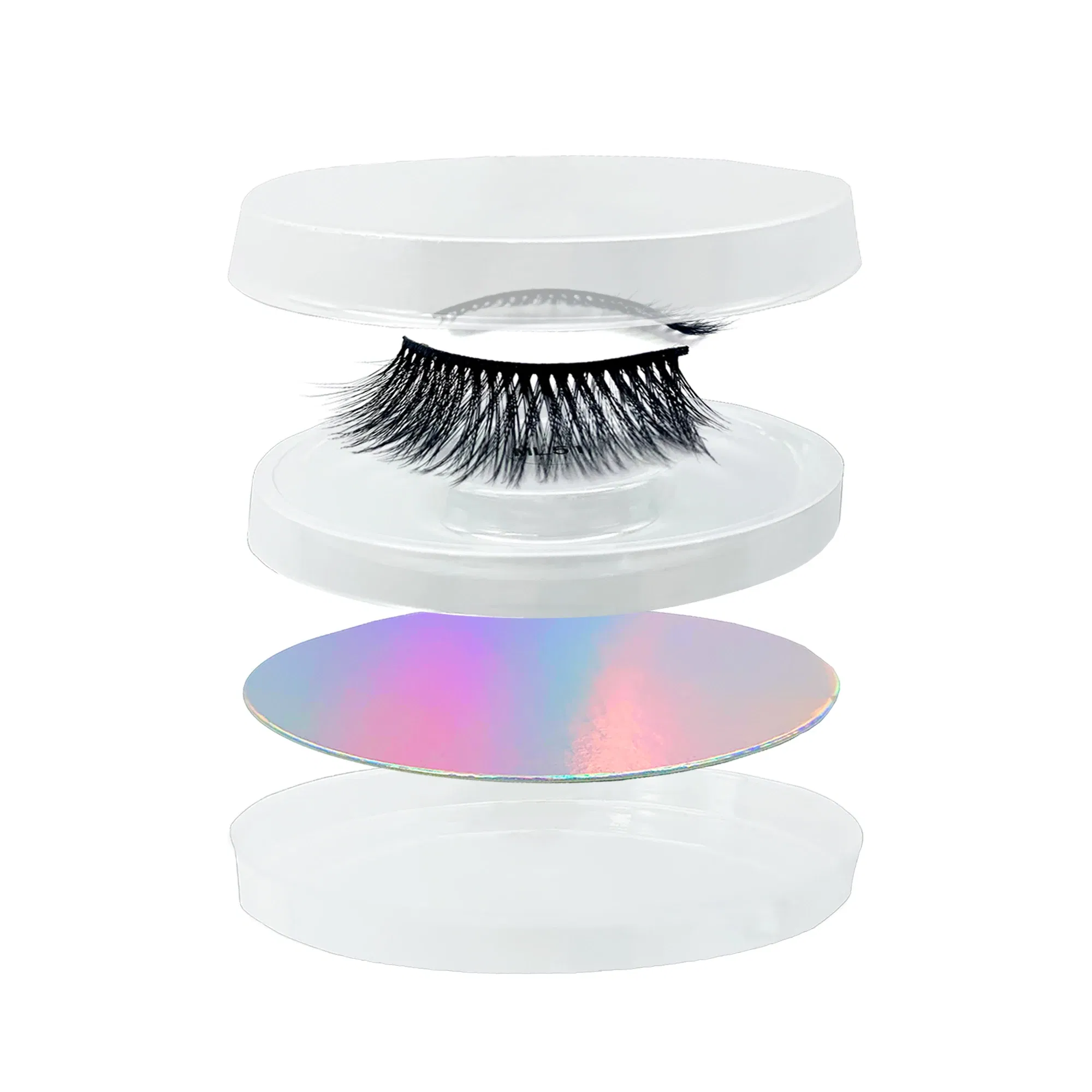 Color: Ivory, Ships From: United States - Fake Eyelashes Wholesale Fluffy False Eyelashes Makeup Eyelash Extension Accessoires Faux Mink Lashes maquiagem