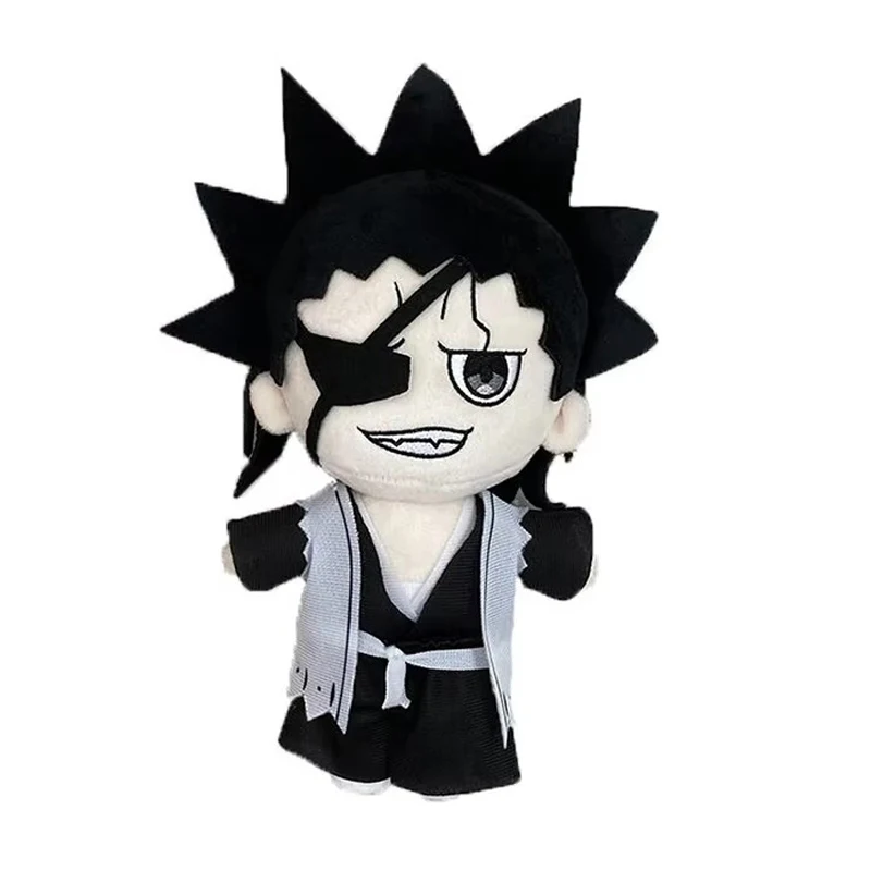 Color: GRAY - Anime BLEACH Plush Toy Kuchiki Byakuya Kurosaki ichigo Aizen Sousuke Zaraki Rukia Ichimaru Gin Stuffed Doll Soft Figure Fan Gift