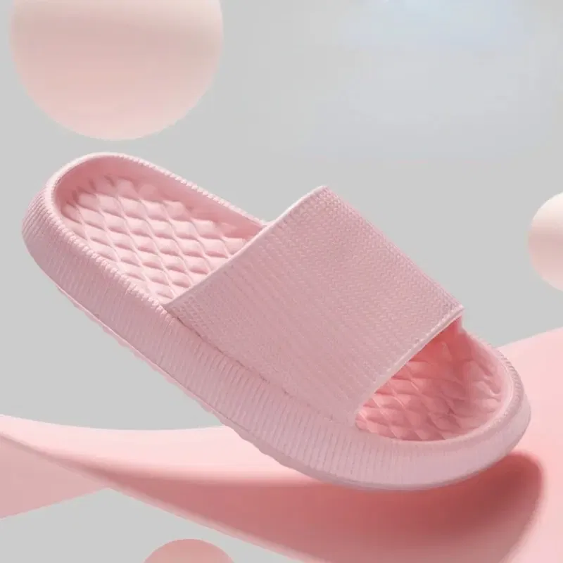 Shoe Size: 38, Color: Yellow - New EVA House Anti-Skid Slipper for Women and Men, 4CM Thick Sole and Cloud-Like Feeling
