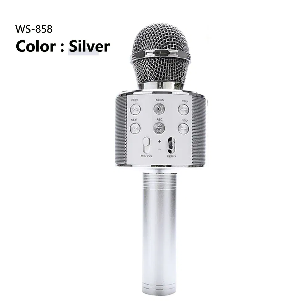 Color: Beige, Ships From: CHINA - Cute Kids Microphone Wireless Bluetooth Karaoke Microphone for Adults, Toys for Boys Girls Gift for Birthday Party
