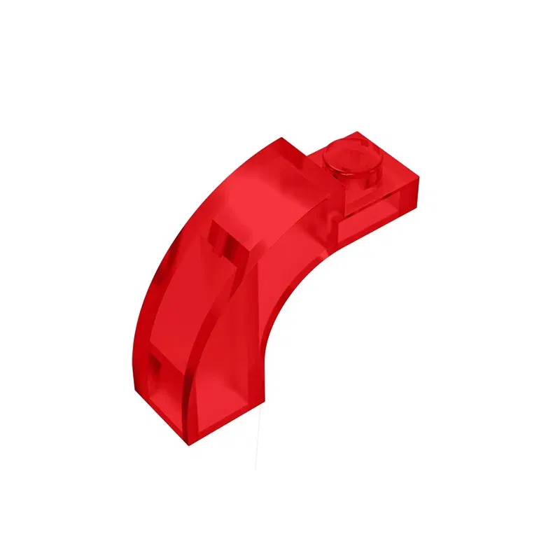 Color: Orange - MOC PARTS GDS-719 BRICK W. BOW 1X1X2 compatible with lego 6005 92903 children's toys Assembles Building Blocks Technical