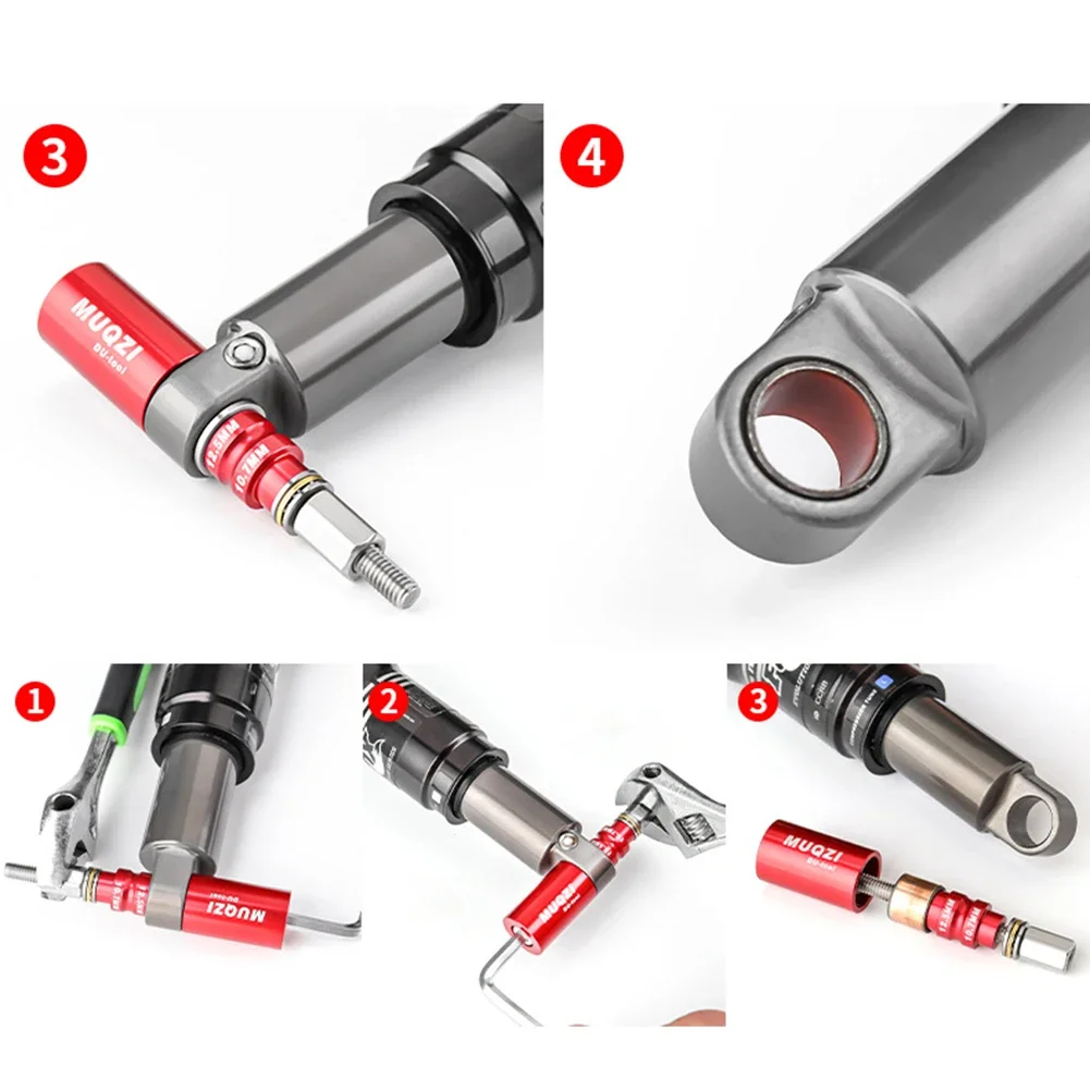 Color: Red, Ships From: CHINA - Improve Your Bike's Performance With Rear Shocks DU Bushing Tool Suitable For Fox Rockshox User Friendly Design
