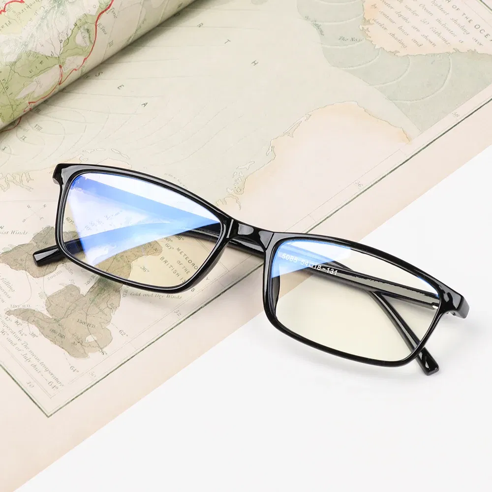Frame Color: Brown - Anti Light Glasses Ray Blue Fashion Anti Blue Fatigue Protection Blocking Goggles Eye Square Radiation Computer Games Glasses