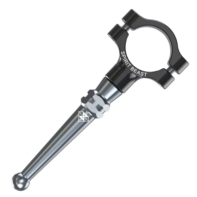 Color: Green - Anti-kicking Extension Rod for Refitting Motorcycle Temple Stand for Kawasaki Ninja400 Z400 19-23mm in Diameter