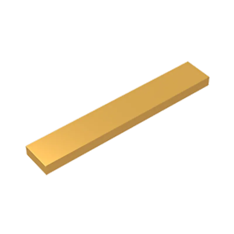 Color: Clear - Gobricks GDS-564 Tile 1 x 6 compatible with lego 6636 pieces of children's toys Building Blocks Technical