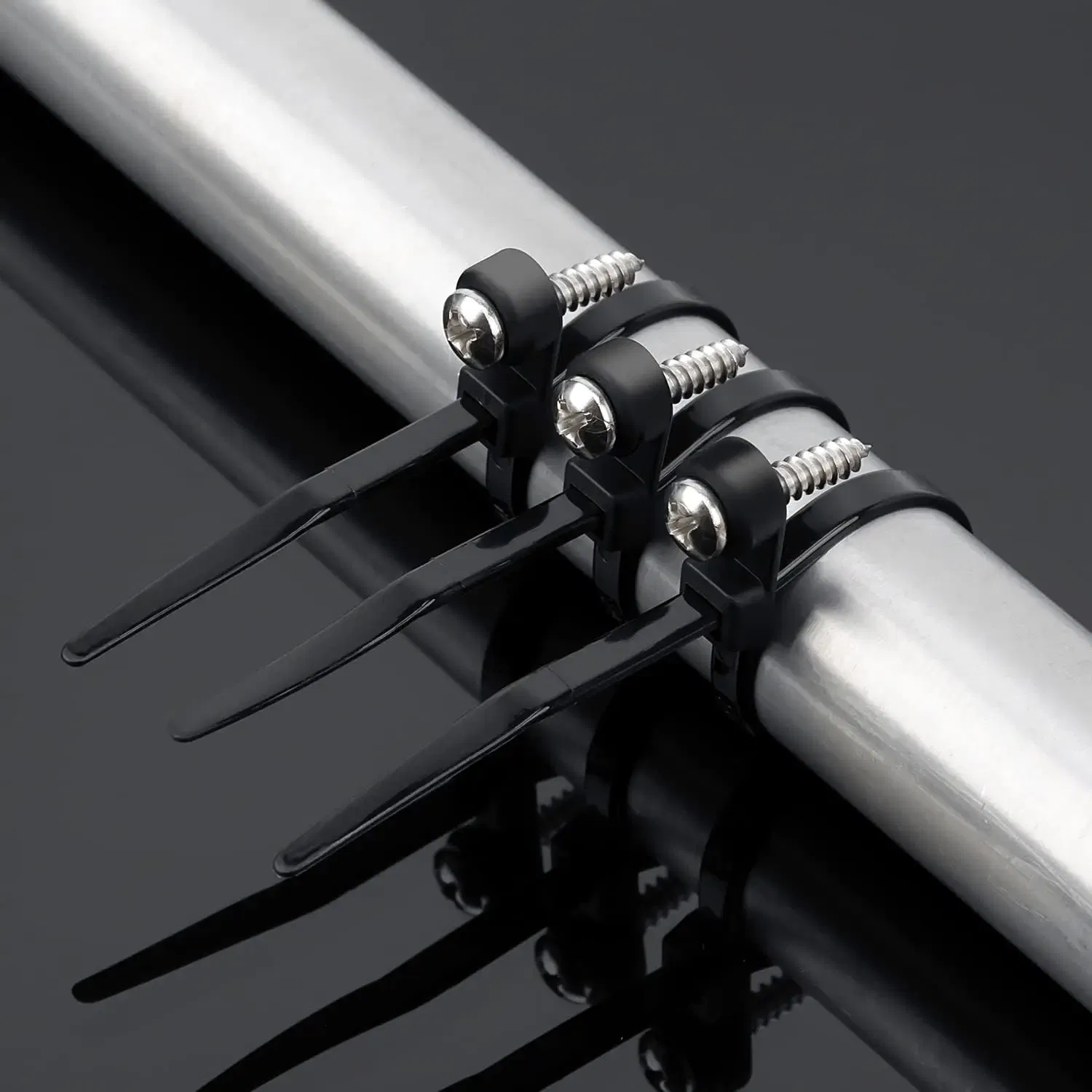 Screw Hole Cable Ties Reusable Fixed Nylon Cable Ties Self-locking Cord Ties Straps Fastening Loop Office Organizer