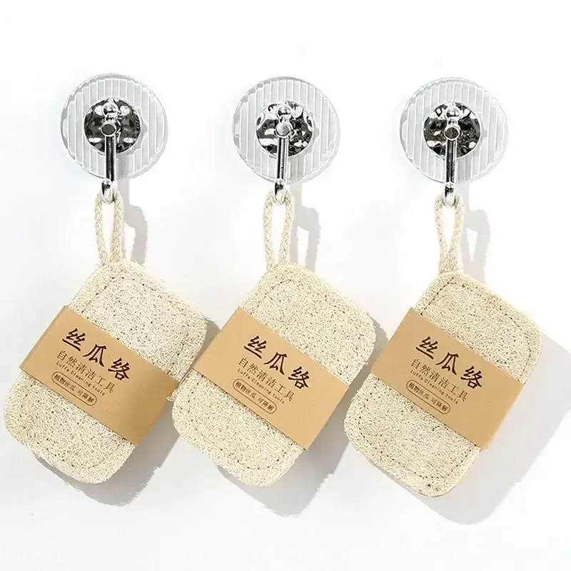 Color: Blue, Ships From: United States - Natural Luffa Dish Washing Cloth Sponge Loofah Scrub Pad Dish Pot Easy To Clean Scrubber Sponge Kitchen Clean Brushes Pad